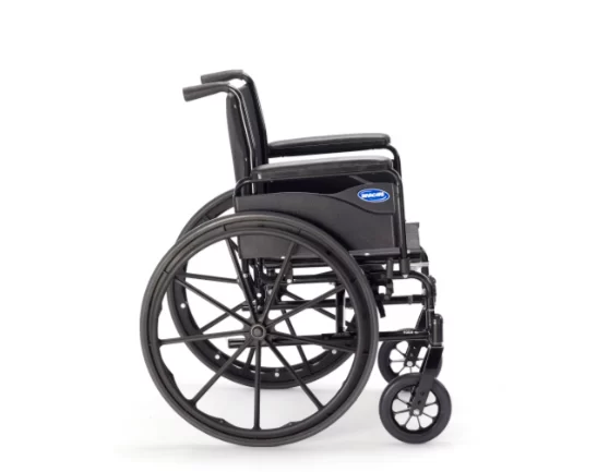 Invacare 9000 SL Tekerlekli Sandalye, Sabit Yükseklikli, Yerden Tasarruf Sağlayan, Tam Kollu, 20"x16"