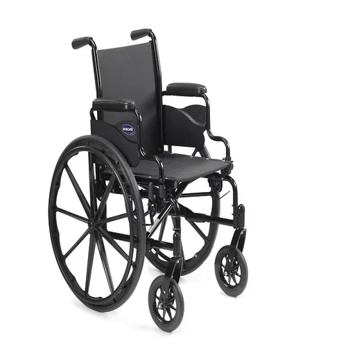 Invacare 9000 SL Tekerlekli Sandalye, Ayarlanabilir Yükseklikli Yer Tasarrufu Sağlayan Masa Kolları, 18"x16"